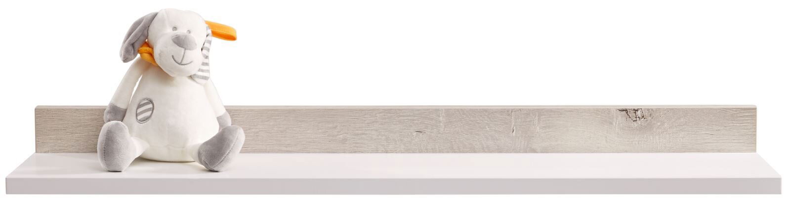 Paidi Wandboard KIRA Wandboard mit hellem Holzdesign, frontal abgebildet, mit einem Plüschtier darauf.