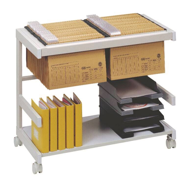 Cantus Bürowagen FLIXX Bürowagen mit Hängemappen und Ablagefächern, seitliche Perspektive