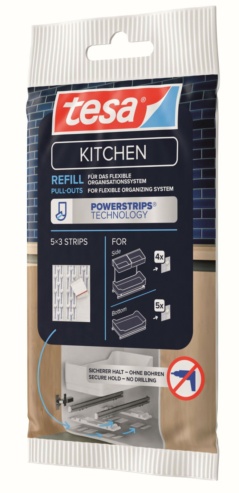 Tesa Powerstrips Refill-Set KITCHEN Tesa Powerstrips Refill-Set KITCHEN