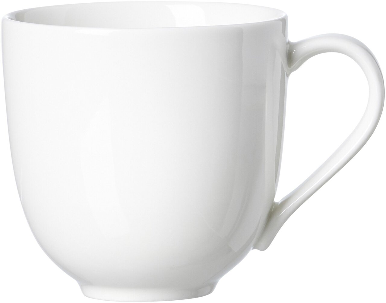 Ritzenhoff & Breker Kaffeebecher SKAGEN Weißer Becher Skagen 440ml mit Henkel, seitliche Perspektive