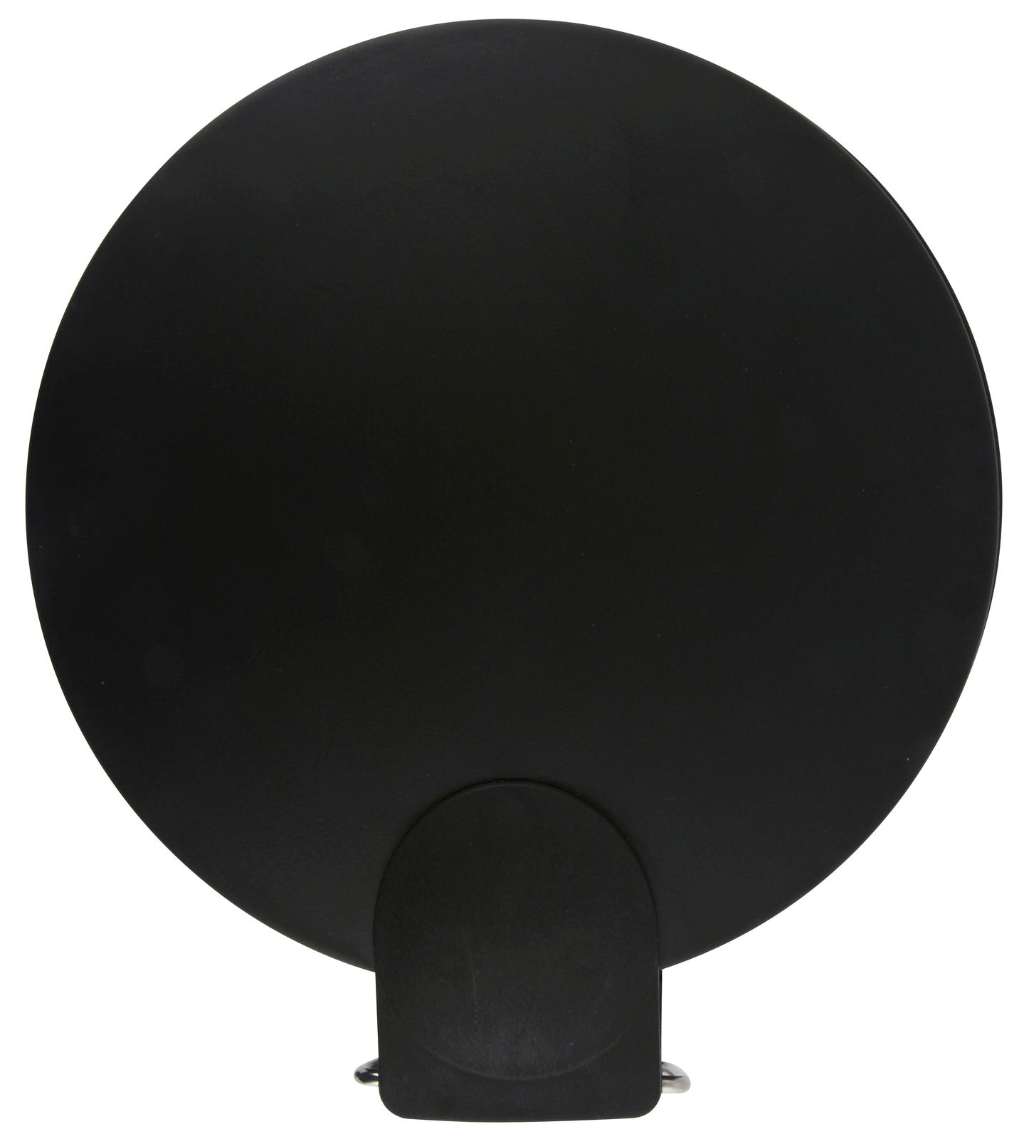 Schwarzer Treteimer 3l, Vorderansicht