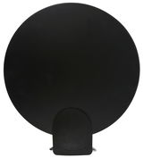 Schwarzer Treteimer 3l, Vorderansicht