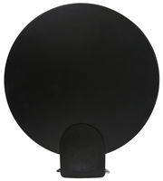 Schwarzer Treteimer 3l, Vorderansicht