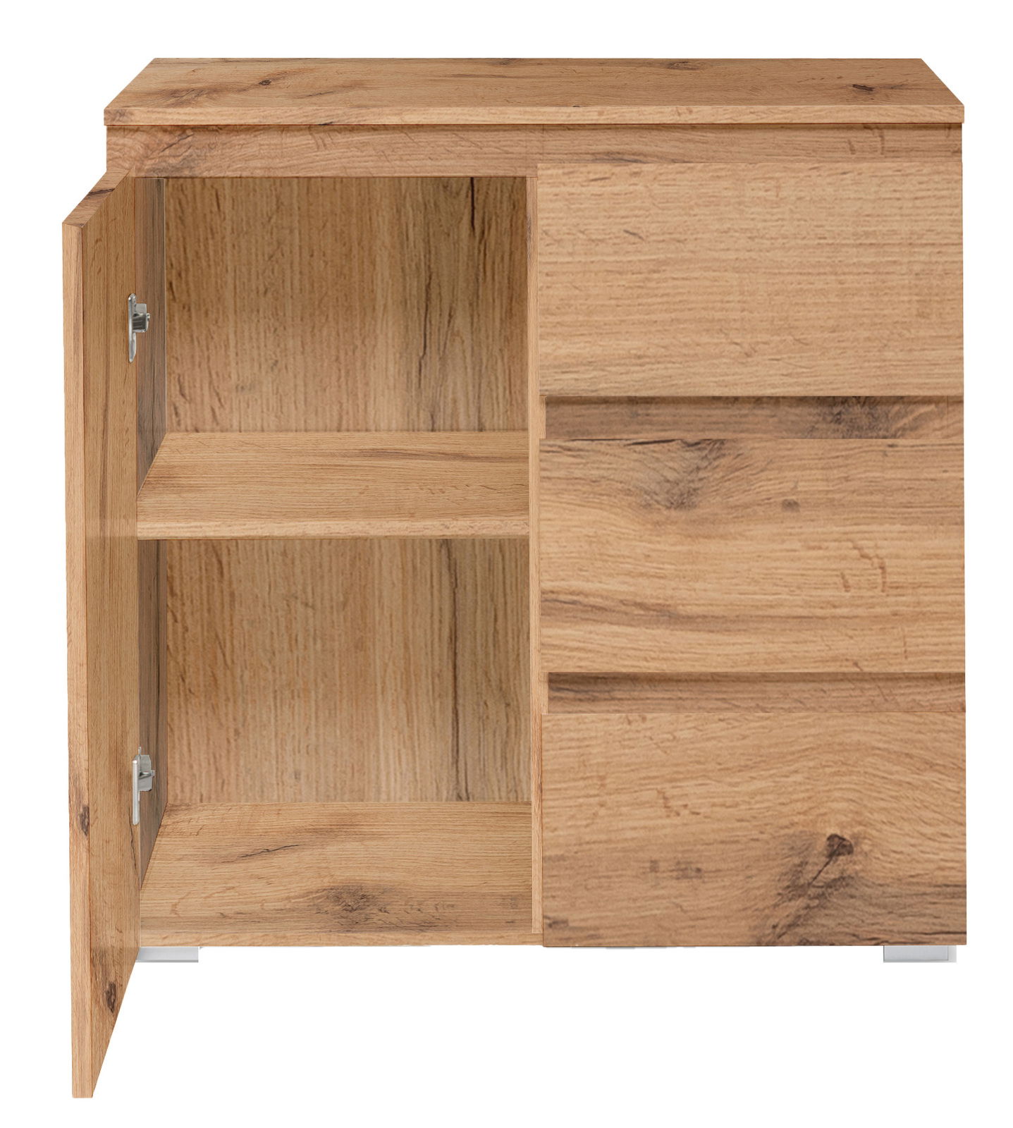 Z2 Kommode IMAGE Kommode aus Holz mit geöffneter Tür, Frontansicht