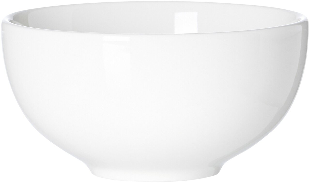 Ritzenhoff & Breker Müslischale SKAGEN Weiße Müsli-Schale Skagen, 15 cm, aus seitlicher Perspektive