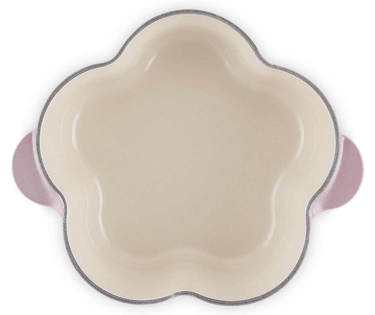 Blumenbräter in Mauve Pink, 20 cm, aus der Vogelperspektive