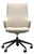 Moderner Home Office Sessel in Beige, Vorderansicht