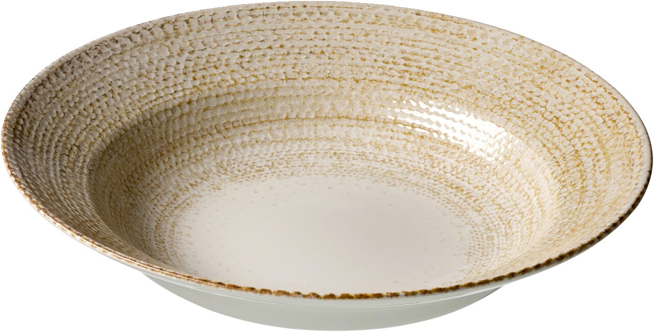 Ritzenhoff & Breker Pastateller RIMINI Pastateller 29cm mit rustikalem Design, seitliche Perspektive