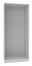 Hom´in Kleiderschrank Korpus UNIT Kleiderschrank Korpus 210x91 in weißer Farbe, frontal betrachtet