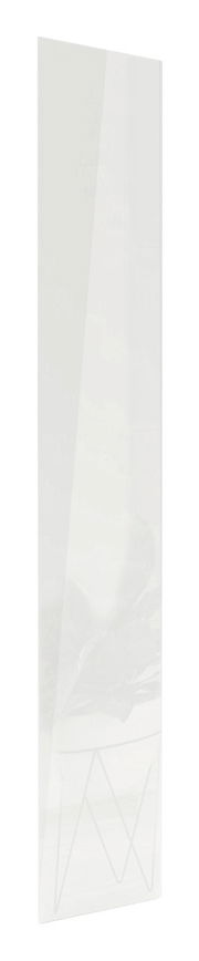 Hochglanz weiße Tür, seitliche Perspektive