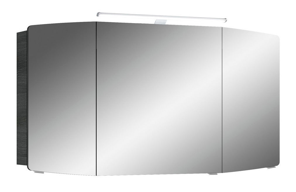 Pelipal Spiegelschrank CASSCA SPRINT Moderner Spiegelschrank mit drei Türen und integrierter Beleuchtung, Frontalansicht