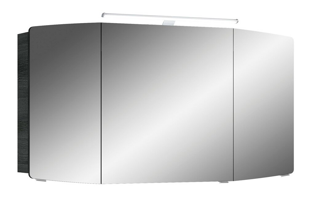 Pelipal Spiegelschrank CASSCA SPRINT Moderner Spiegelschrank mit drei Türen und integrierter Beleuchtung, Frontalansicht