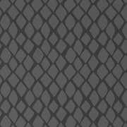 Dunkelgraue Wendebettwäsche mit geometrischem Rautenmuster, Draufsicht