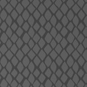 Dunkelgraue Wendebettwäsche mit geometrischem Rautenmuster, Draufsicht