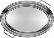 Ovaler Extrabräter mit Metalldeckel, Draufsicht