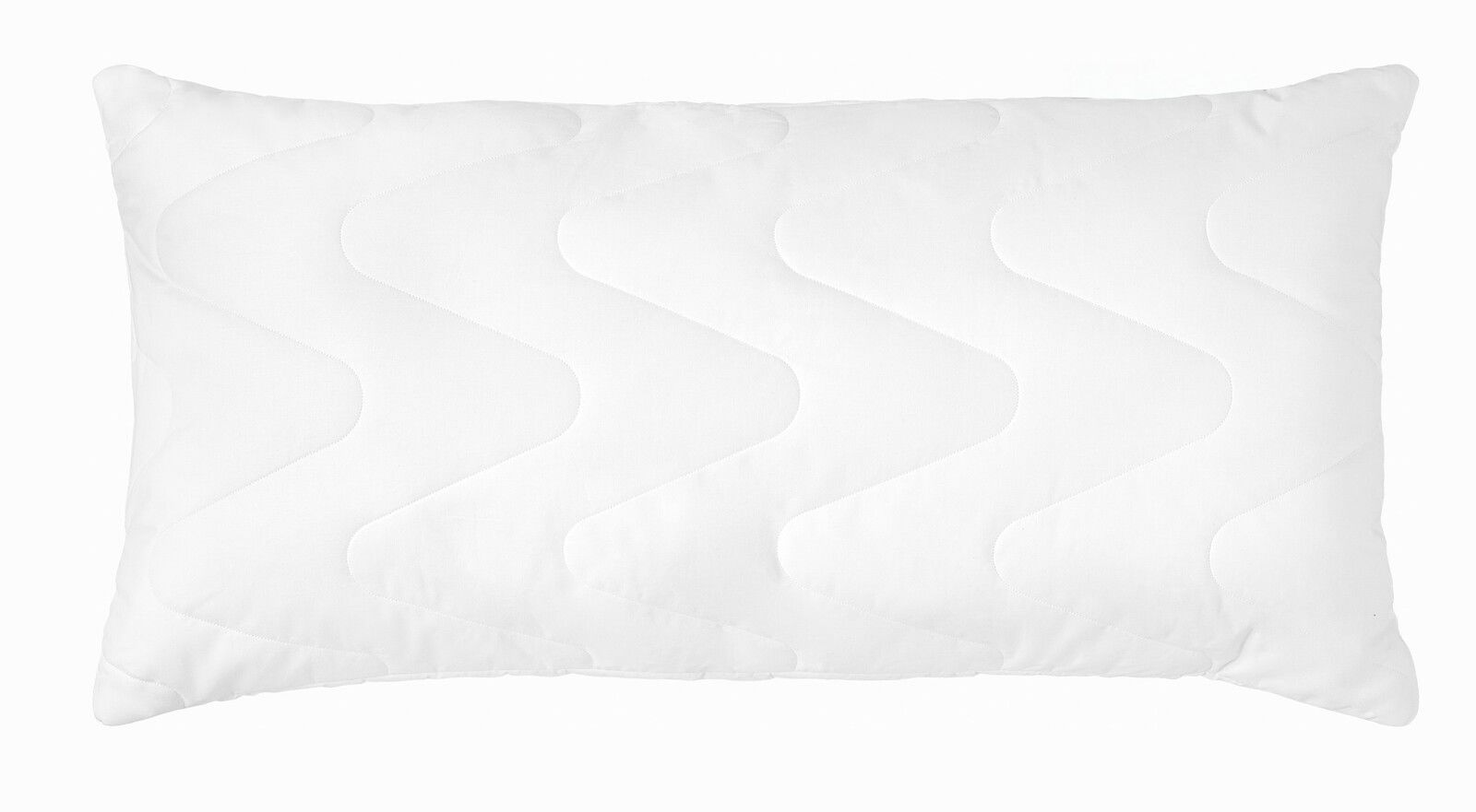 Centa Star Kopfkissen gesteppt FEELINGS Gestepptes Kopfkissen 40x80cm in Weiß, Vorderansicht