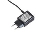 LED-Treiber mit europäischem Stecker, seitliche Perspektive