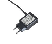 LED-Treiber mit europäischem Stecker, seitliche Perspektive