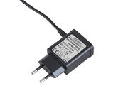 LED-Treiber mit europäischem Stecker, seitliche Perspektive