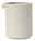 blomus Milchkännchen 280ml PILAR  Milchkännchen PILAR Moonbeam aus Keramik, seitliche Ansicht mit Ausguss