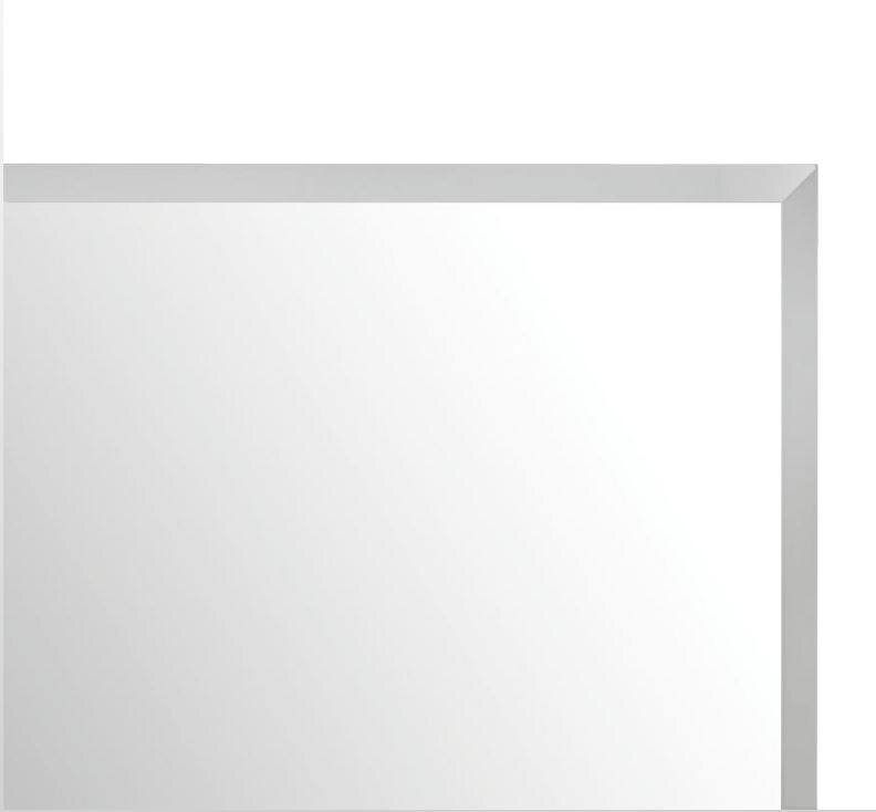 Facetspiegel met rechthoekig ontwerp, gedeeltelijk zichtbaar vanuit het perspectief rechtsboven
