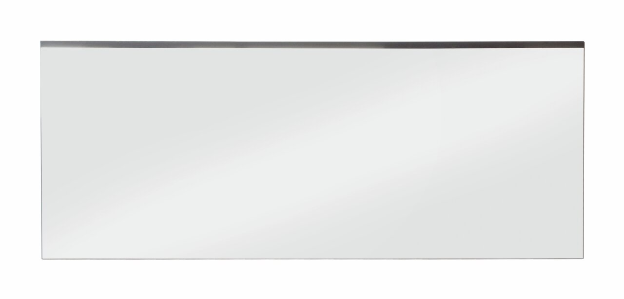 Rechteckiger Wandspiegel mit schmalem Rahmen, Frontalansicht