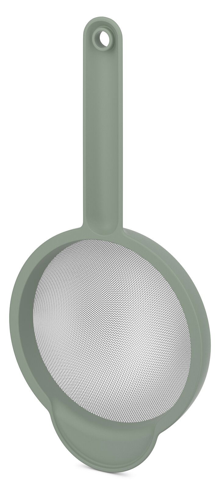 Mepal Sieb CHEF IT Grünes Küchensieb mit langem Griff, Draufsicht