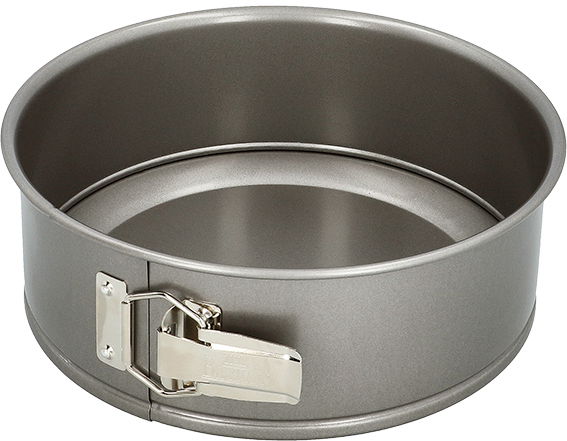 Springform aus Metall, Durchmesser 24 cm, seitliche Perspektive