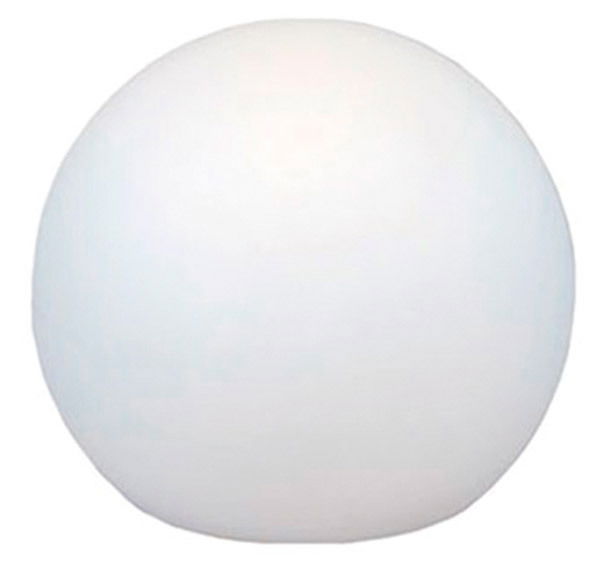 Kugelleuchte BULY 50, weiße Kugelform, frontale Ansicht