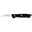 WMF Schälmesser 6cm  Schälmesser CLASSIC LINE 6cm mit schwarzem Griff, seitliche Ansicht