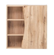 Hängeschrank aus Holz mit offener Tür, Frontansicht