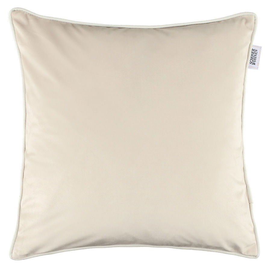 Schöner Wohnen Kissenhülle PLACE Beige Kissenhülle 38x38cm von Schöner Wohnen, Vorderansicht