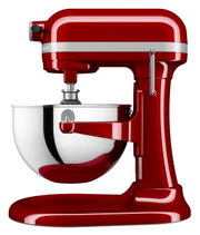 Rote Küchenmaschine Heavy Duty 5,2L, Seitenansicht