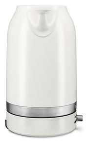 Weißer Wasserkocher mit 1,7 Liter Fassungsvermögen, Vorderansicht