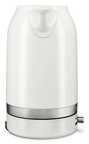 Witte waterkoker met een inhoud van 1,7 liter, vooraanzicht