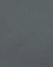 Nahaufnahme einer dunkelgrauen Lederstruktur, verwendet für einen Stuhl.