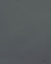 Nahaufnahme einer dunkelgrauen Lederstruktur, verwendet für einen Stuhl.