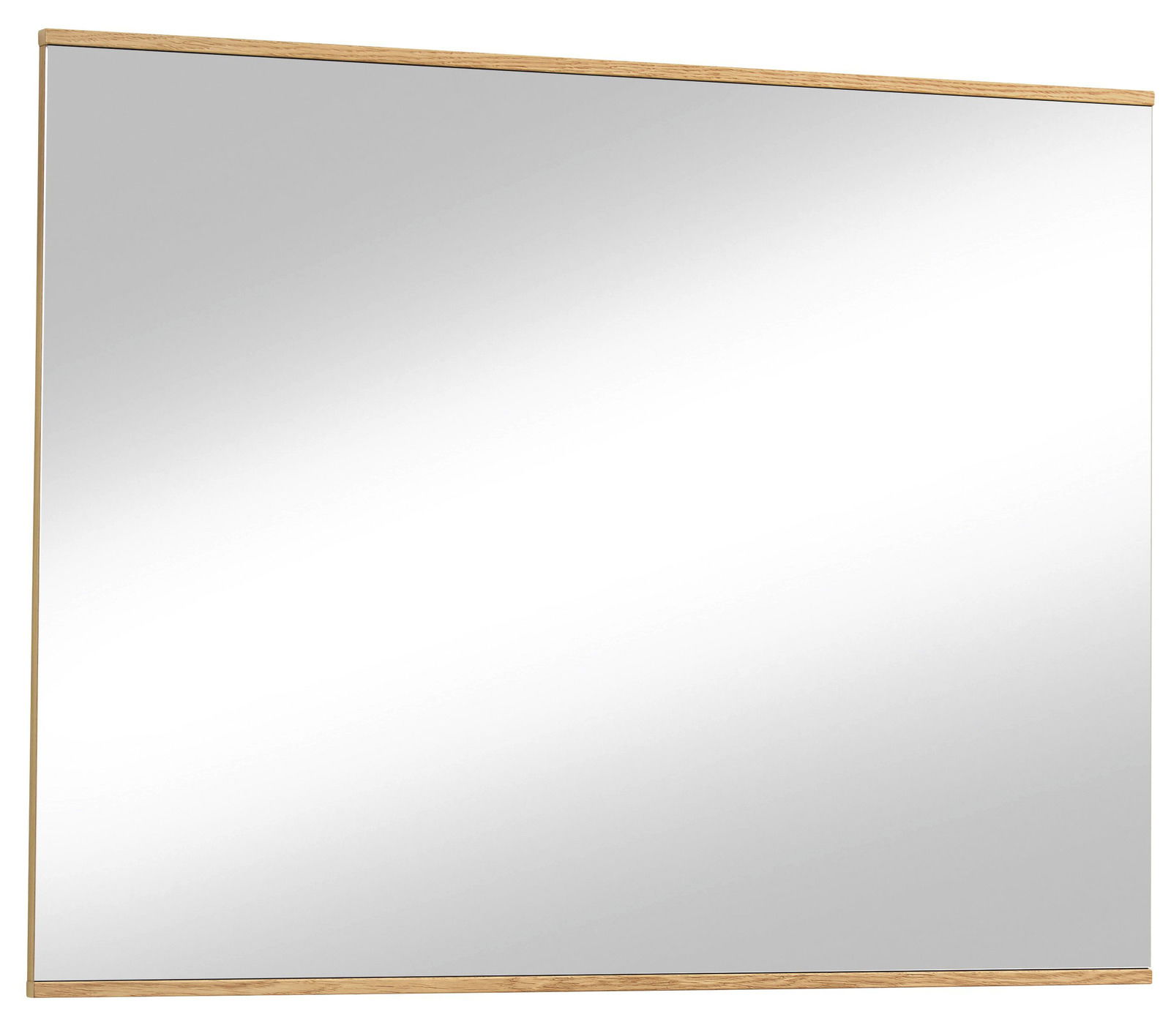 VOSS Spiegel VEDO Rechteckiger Spiegel mit Holzrahmen, Frontalansicht