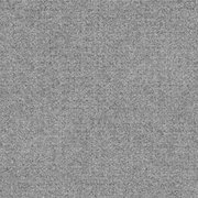 Nahaufnahme eines grauen Stoffmusters, verwendet für ein Boxspringbett.