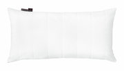 Gestepptes Kissen 40x80cm in Weiß, Vorderansicht