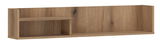 Wandboard aus Holz mit zwei Ebenen, frontale Ansicht