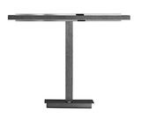 Moderne LED-Tischleuchte BEN in seitlicher Ansicht mit schlankem, rechteckigem Design und dunklem Finish.