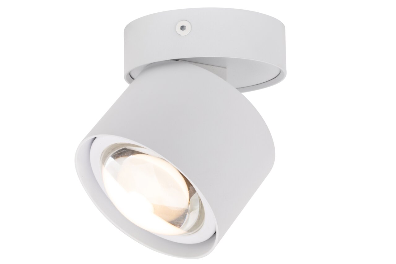 LED-spotkop in wit, zijaanzicht