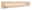 Holz-Wandboard mit integriertem Regal und dekorativem Element, seitliche Perspektive