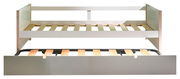 Jugendbett mit ausziehbarem Unterbett, Frontansicht