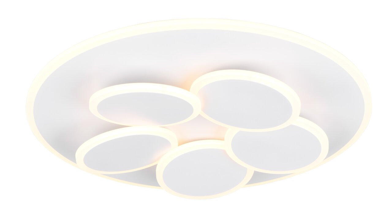 Moderne plafondlamp Mandala met cirkelvormig ontwerp, zijaanzicht