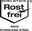 Logo für Edelstahl, rostfrei, Inox, Stainless Steel, frontal betrachtet.