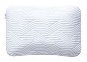 Schlafkissen 63 x 43 cm mit wellenförmigem Muster, Draufsicht