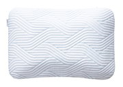 Schlafkissen 63 x 43 cm mit wellenförmigem Muster, Draufsicht
