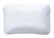 Schlafkissen 63 x 43 cm mit wellenförmigem Muster, Draufsicht